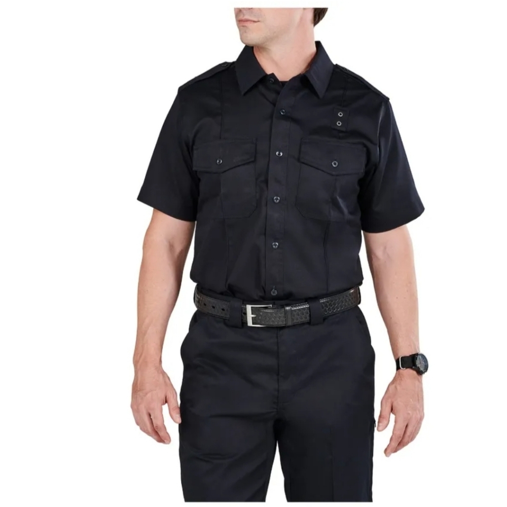 5.11 Twill PDU Class A/B Tactical Short Sleeved Zipper & Button, Medium, NWT